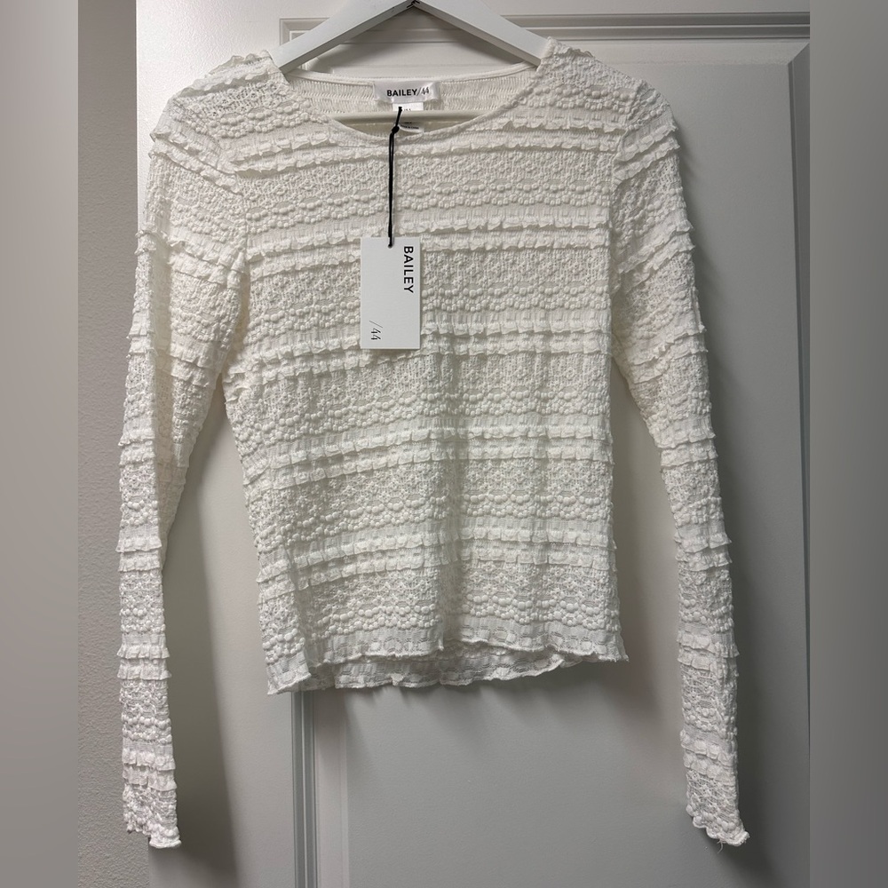 BAILEY 44 LACE TOP NWT